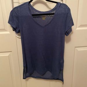 Never worn navy layered short sleeve Polo Ralph Lauren top size XS